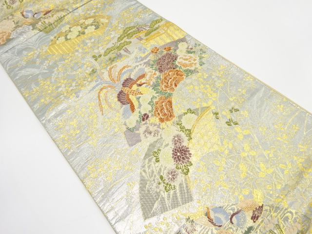 JAPANESE FUKURO OBI / WOVEN PHOENIX